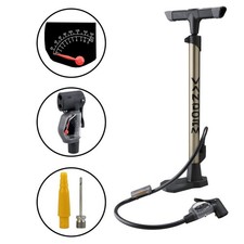 Vandorm Super Lite Bicycle Lightweight Presta Schrader Tyre Track Bike Pump