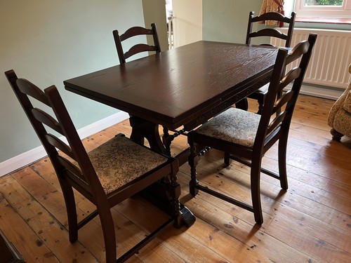 Jaycee refectory dining table - refectory,