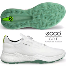 ECCO BIOM H5 LEATHER BOA MENS WATERPROOF GOLF SHOES / WHITE / NEW 2025 MODEL