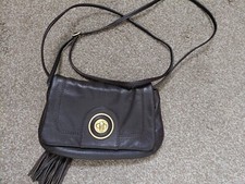 DEBENHAMS BROWN LEATHER  RI2K BAG - excellent hardly used condition