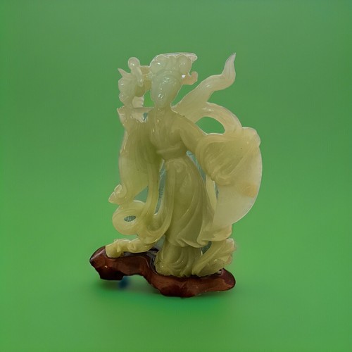 Achinese carved jade figure - achinese,