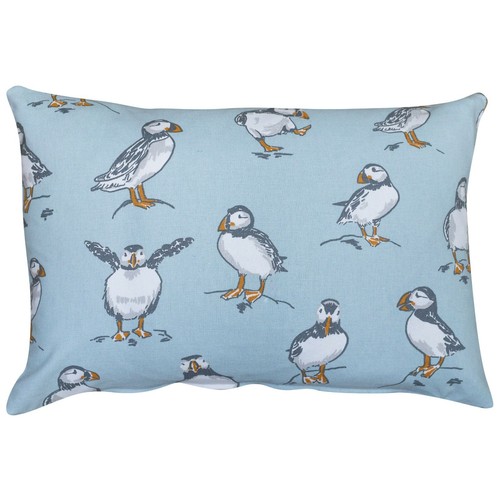 Puffins boudoir cushion - boudoir,