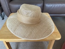 Ladies Beige Wedding / Occasion Hat