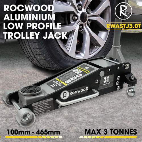 Low profile trolley - trolley, jack