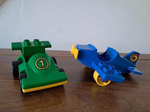 Vintage duplo race car - vintage,