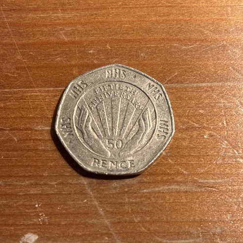 Nhs 50p coin fiftith - 50p,