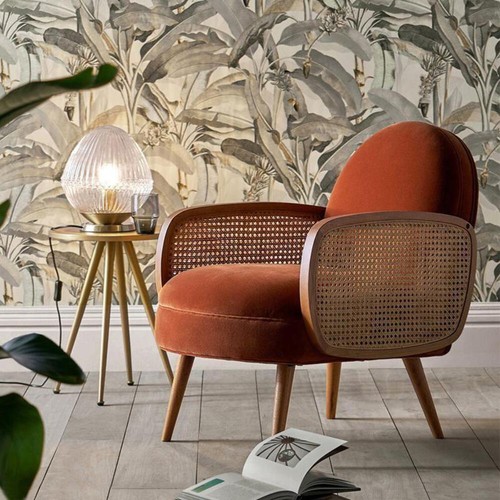 Cane rattan armchair rocco - cane,