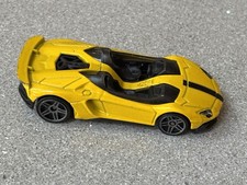 Hot Wheels diecast yellow Lamborghini Aventador J