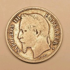 1868 franc napoleon iii - franc,,