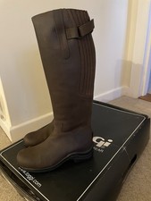 Toggi Calgary Cheeko Brown Leather Riding Boots. UK Size 4/EU 36. New