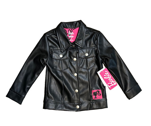 Barbie jacket toddler black - 3t,