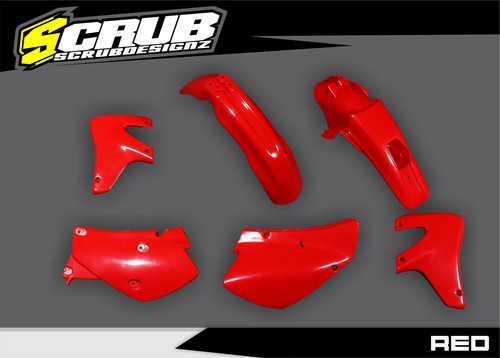 Plastics red honda - xr, 650r