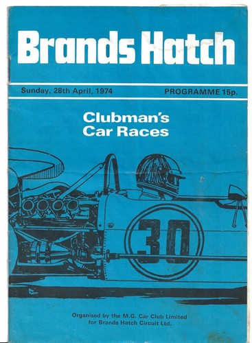 Brands hatch car - brands, mg