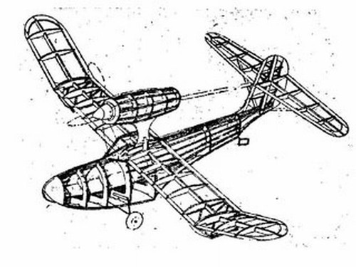Amphibian rubber seaplane - rubber,