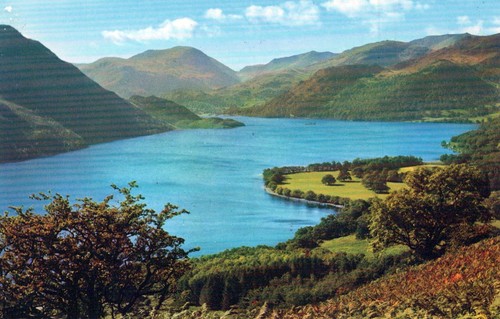 England postcard ullswater - england,