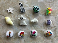 Novelty Buttons Each Design