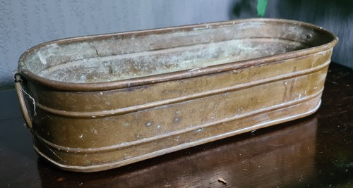 Vintage brass copper long - brass/copper,