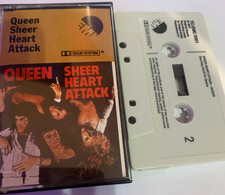 QUEEN - SHEER HEART ATTACK - TAPE CASSETTE ALBUM