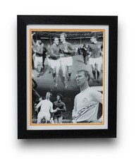 JACK CHARLTON Framed Leeds & England SIGNED Autograph Photo Mount Display + COA