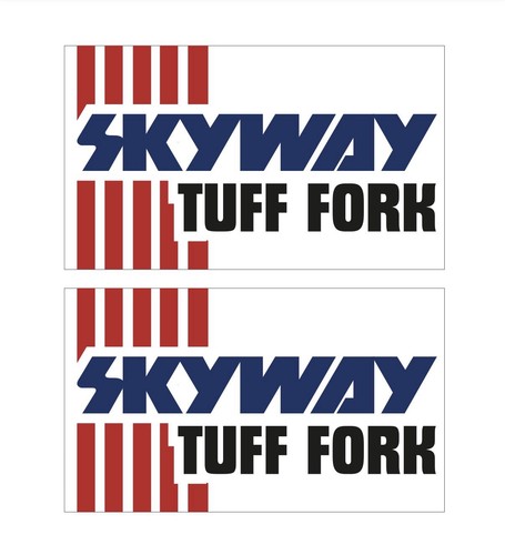 Skyway tuff fork decals - decals,