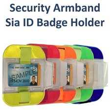 SIA Security ID Armband Badge