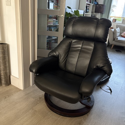 Homcom faux leather - homcom, swivel