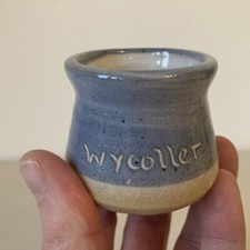 Vintage studio pottery egg cup - vintage,