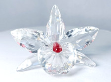 Boxed Swarovski Orchid – DARK PINK Centre 200287