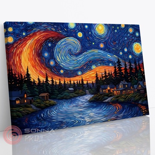 Van gogh starry night - van,