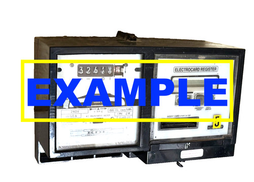 Electric card meters for - electric,