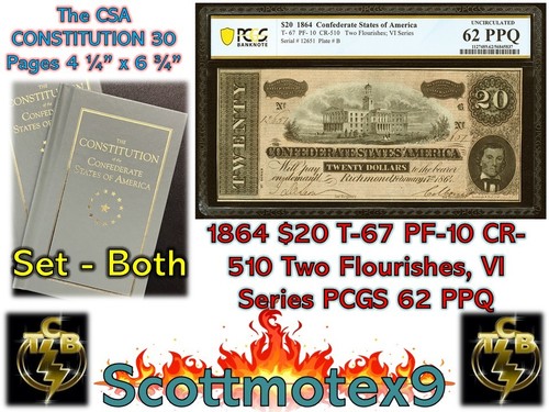 1864 20 csa currency - $20,