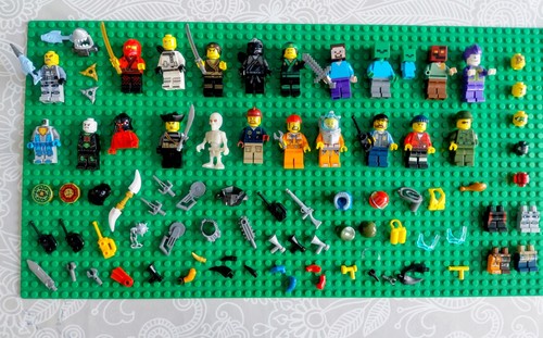 Lego minifigures parts - minifigures,
