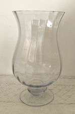 X Large Clear Glass Pedastal
