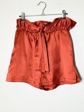 Allina Liu Webb Satin Shorts S