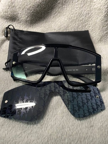 Dior black shield sunglasses - dior,