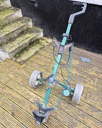 Motorised wheel golf trolley - motorised,