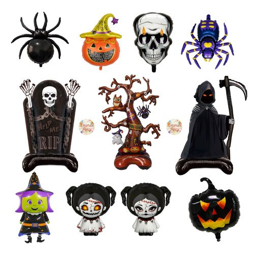 Halloween balloons spider - balloons,