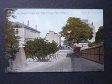 PRINTED  POSTCARD.  JEAN STREET SCHOOL, PORT GLASGOW. SCOTLAND. POSTALLY USED.