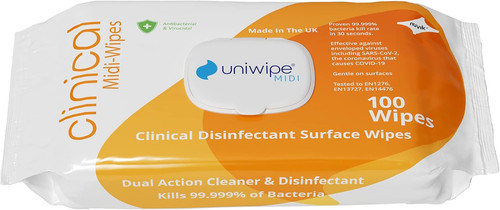 Uniwipe clinical midi wipes - uniwipe,