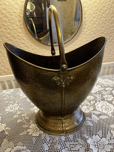 Traditional large brass coal - traditional,