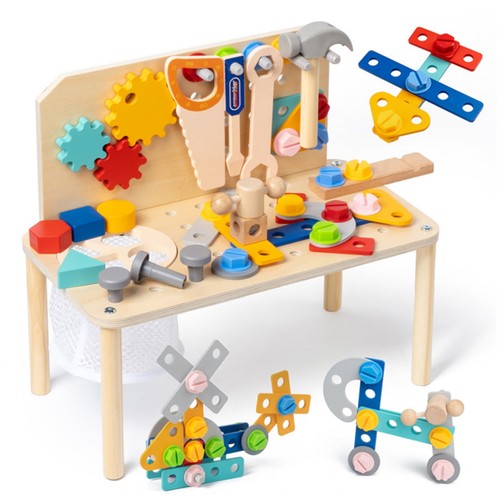 Wooden tool bench toy - tool,