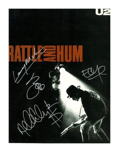 Entire group autographed - u2,