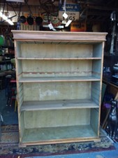 Antique Pine shelves hallway