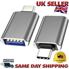 2x USB C Male To USB A Female Adapter Hi Speed Converter For MacBook Pro Laptops