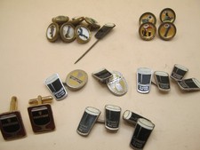 Antique / Vintage Collection Of Authentic GUINNESS Gents Cufflinks Buttons Pins