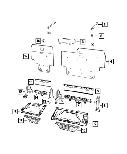 Genuine mopar rear seat - mopar,
