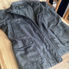 BARBOUR HERRINGBONE CHALLENGER FIELD / SHOOTING JACKET - Mens XL - Olive 