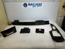 BMW 5 Series E60 LCI INTERIOR TRIM SET POPLAR WOOD GRAIN DASH CENTRE CONSOLE ...