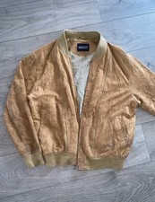 Vintage Tan Leather Bomber