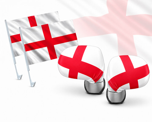 England car flag - car, –